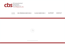 Tablet Screenshot of cbsunified.com